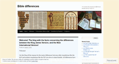 Desktop Screenshot of bibledifferences.net