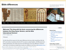 Tablet Screenshot of bibledifferences.net